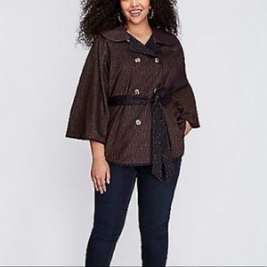 Melissa McCarthy Seven7 Reversible Cape - 2X